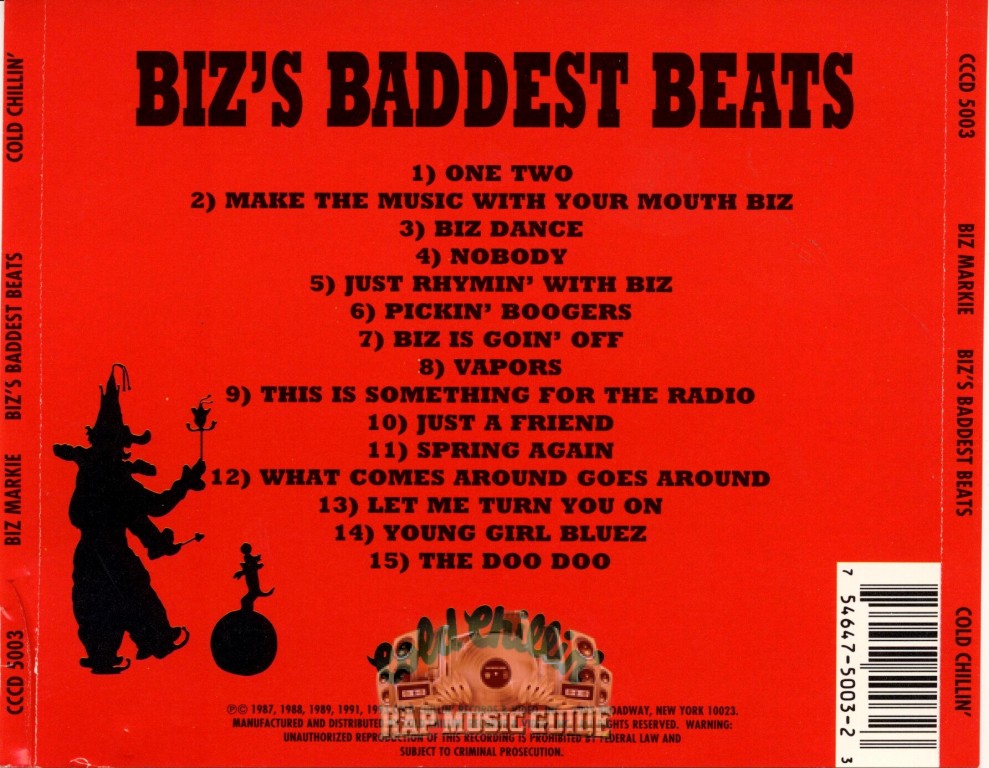 Biz Markie - Biz's Baddest Beats: CD | Rap Music Guide